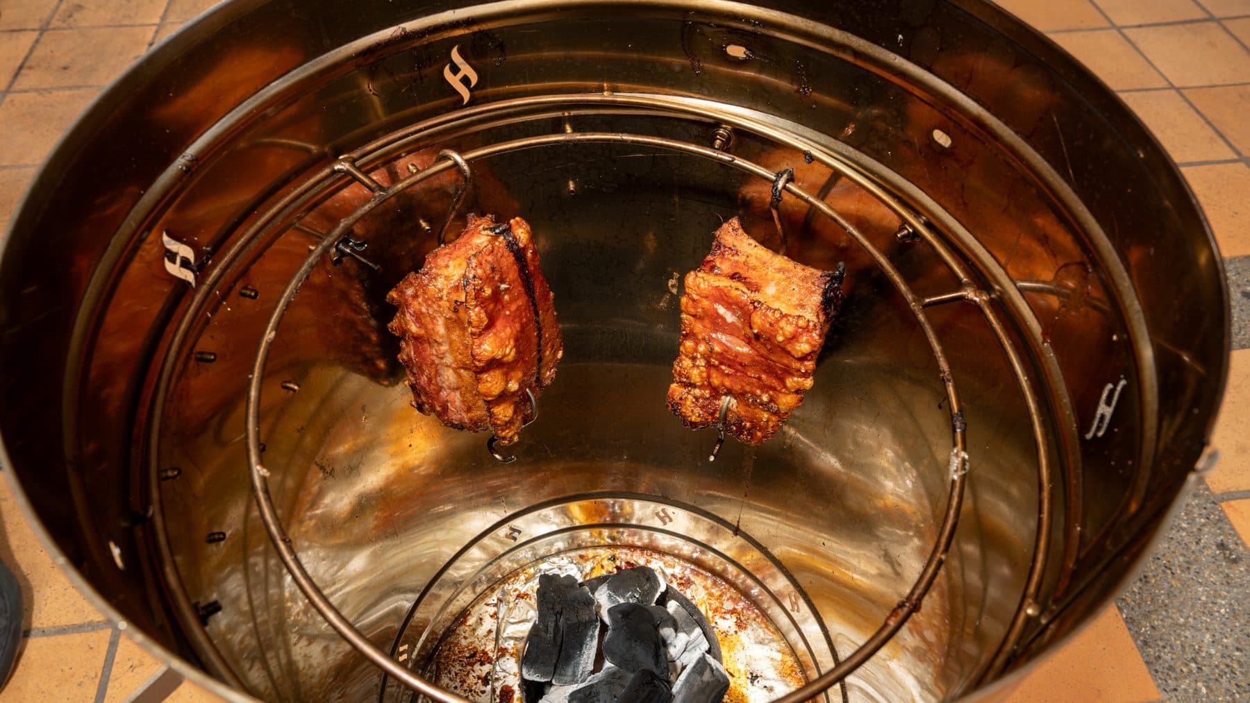 Costillas de cerdo al barril